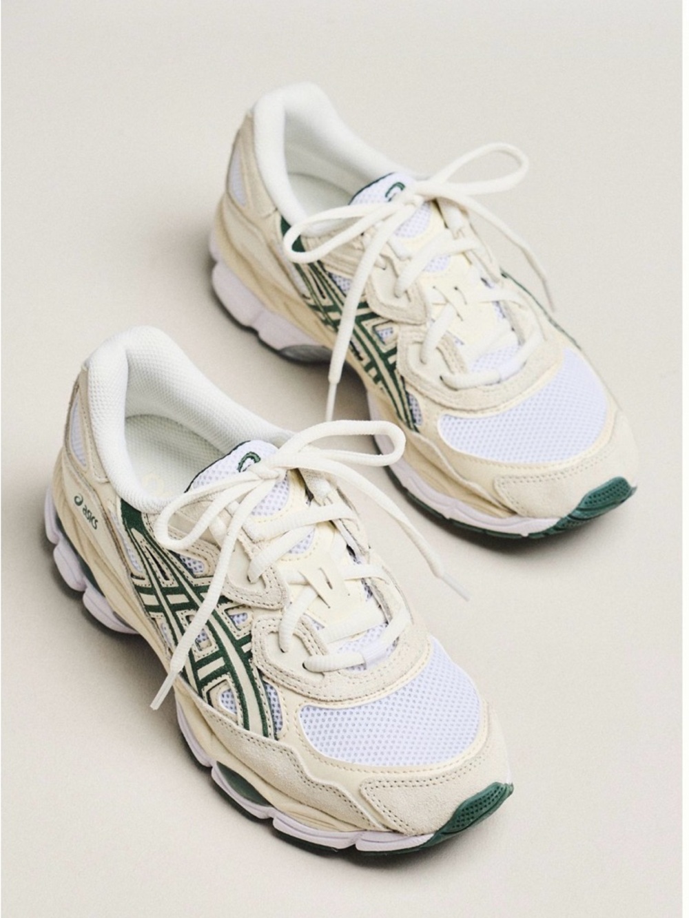 Asics GEL NYC Sneakers Ivory/Forest Night